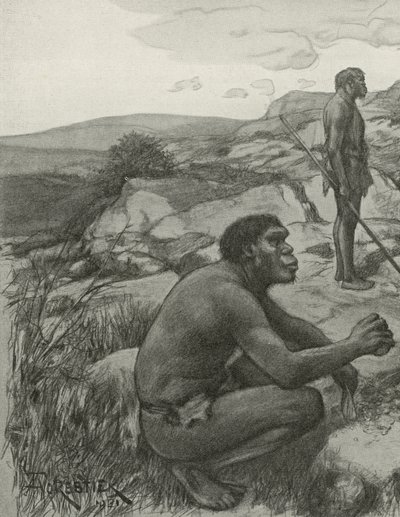 Rhodesian Man by Amedee Forestier